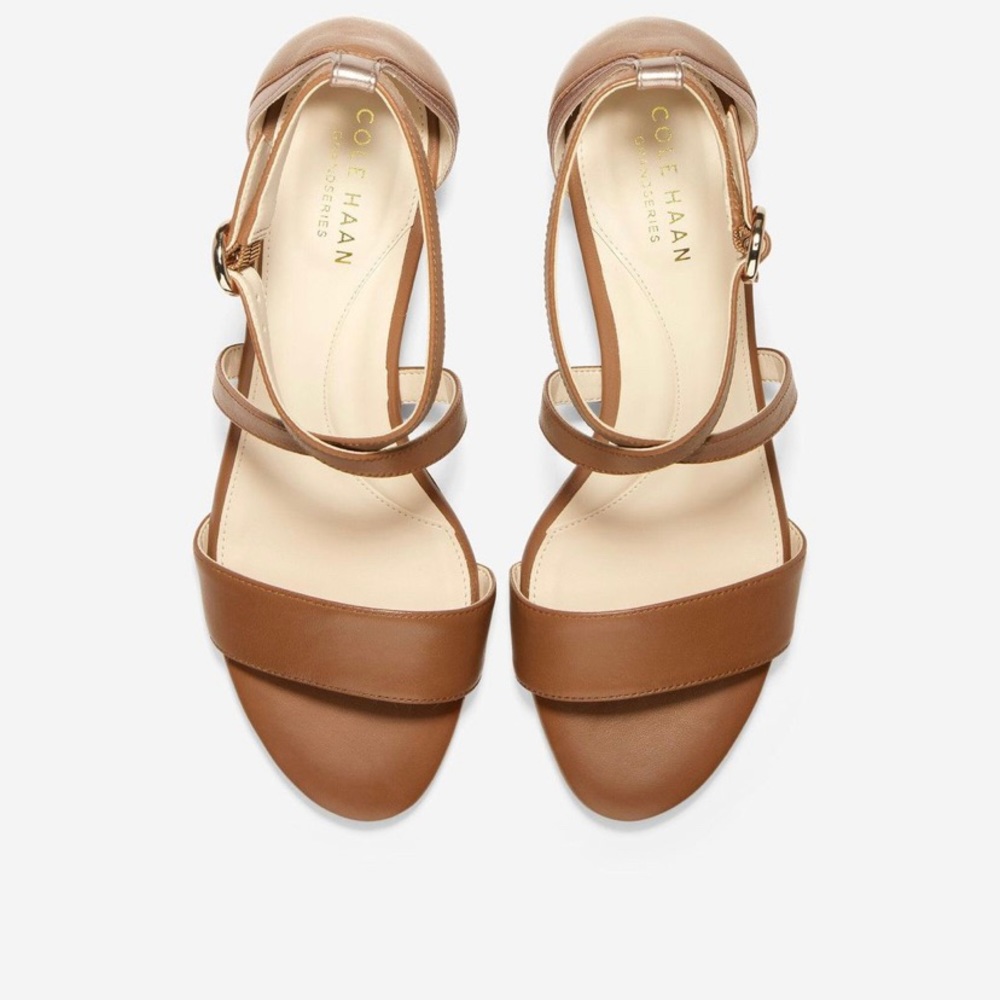 Great Like New Cole Haan Hollie Wedge Brown